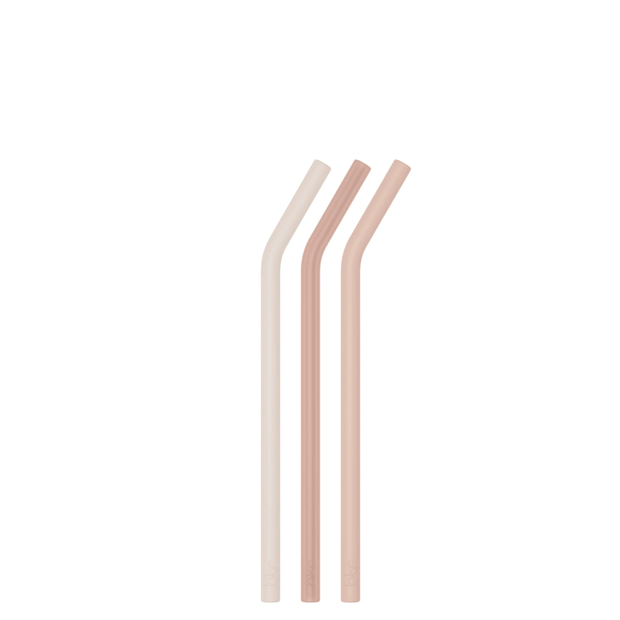 bkr MORNING CAPPUCCINO LITTLE BOTTLE STRAWS 500ML (16OZ) SET OF THREE