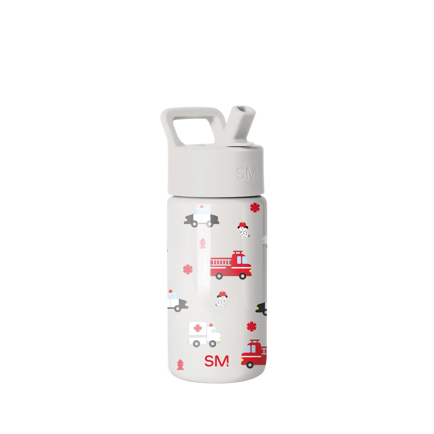 Simple Modern Summit Kids Water Bottle with Straw Lid - 14oz First Responders