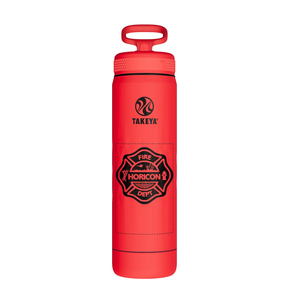 Takeya Sport Water Bottle - 22oz Crimson Straw - Model 51325-TAKEYA-SPORT-WATER-BOTTLE-CUSTOMIZED-383-22OZ-CRIMSON-STRAW
