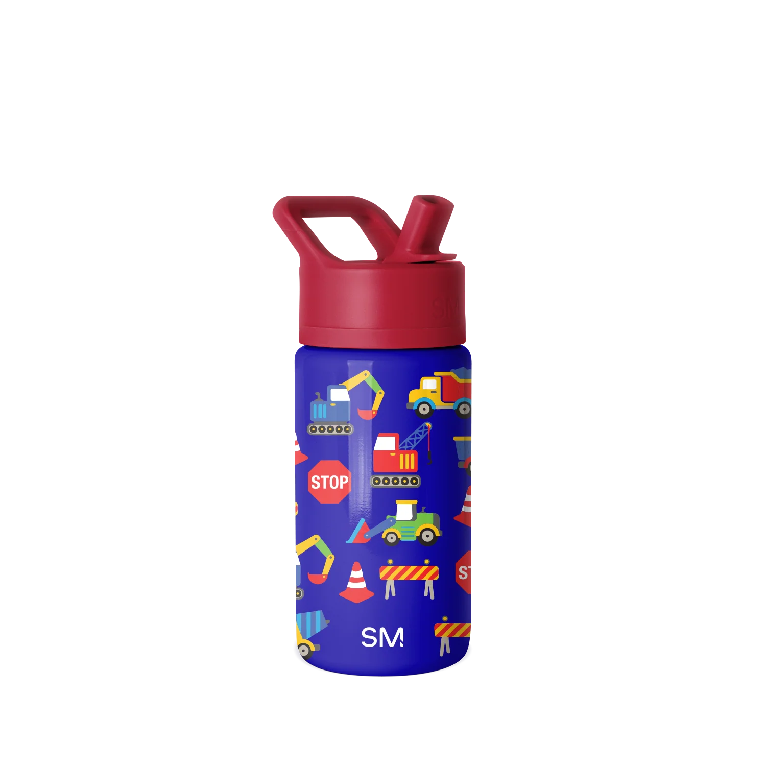 Simple Modern Summit Kids Water Bottle with Straw Lid - 14oz Under Construction