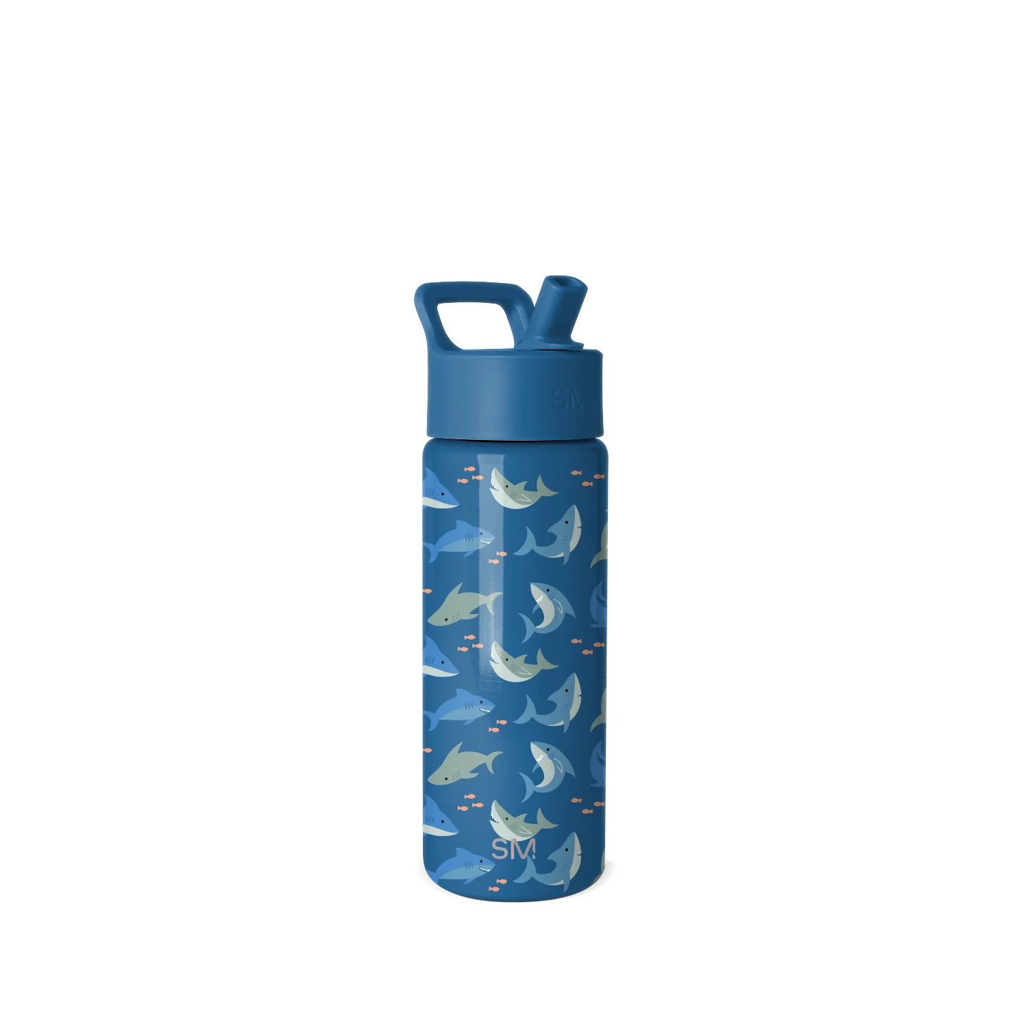 Simple Modern Summit Kids Water Bottle with Straw Lid - 18oz Shark Shiver