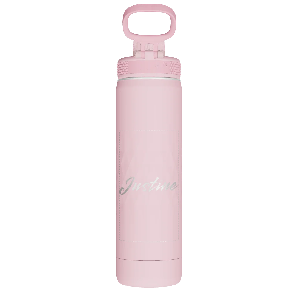 Takeya Sport Water Bottle - 22oz Peony Spout - Model 51321-TAKEYA-SPORT-WATER-BOTTLE-CUSTOMIZED-375-22OZ-PEONY-SPOUT
