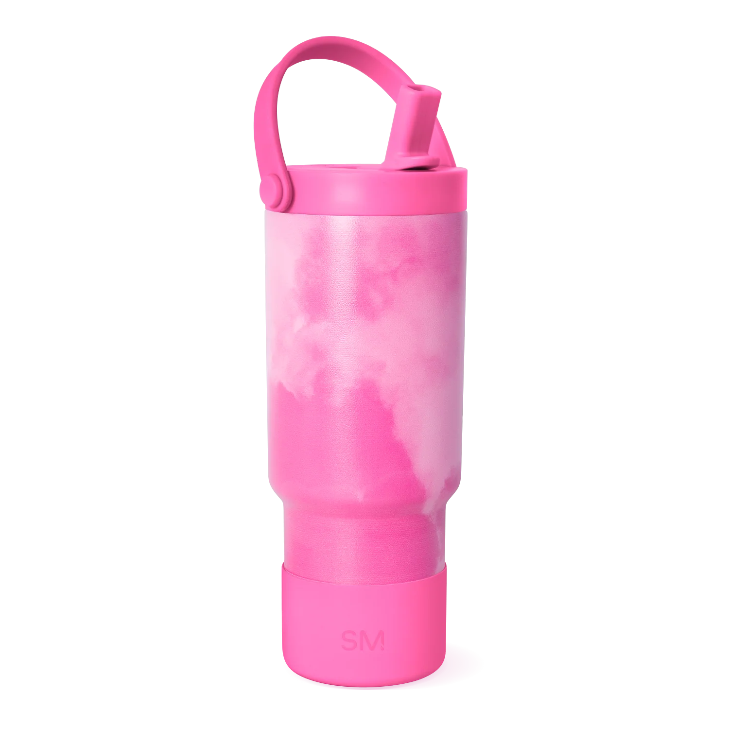 Simple Modern Kids Trek Pivot Tumbler - 24oz Pink Whimsical Tie Dye
