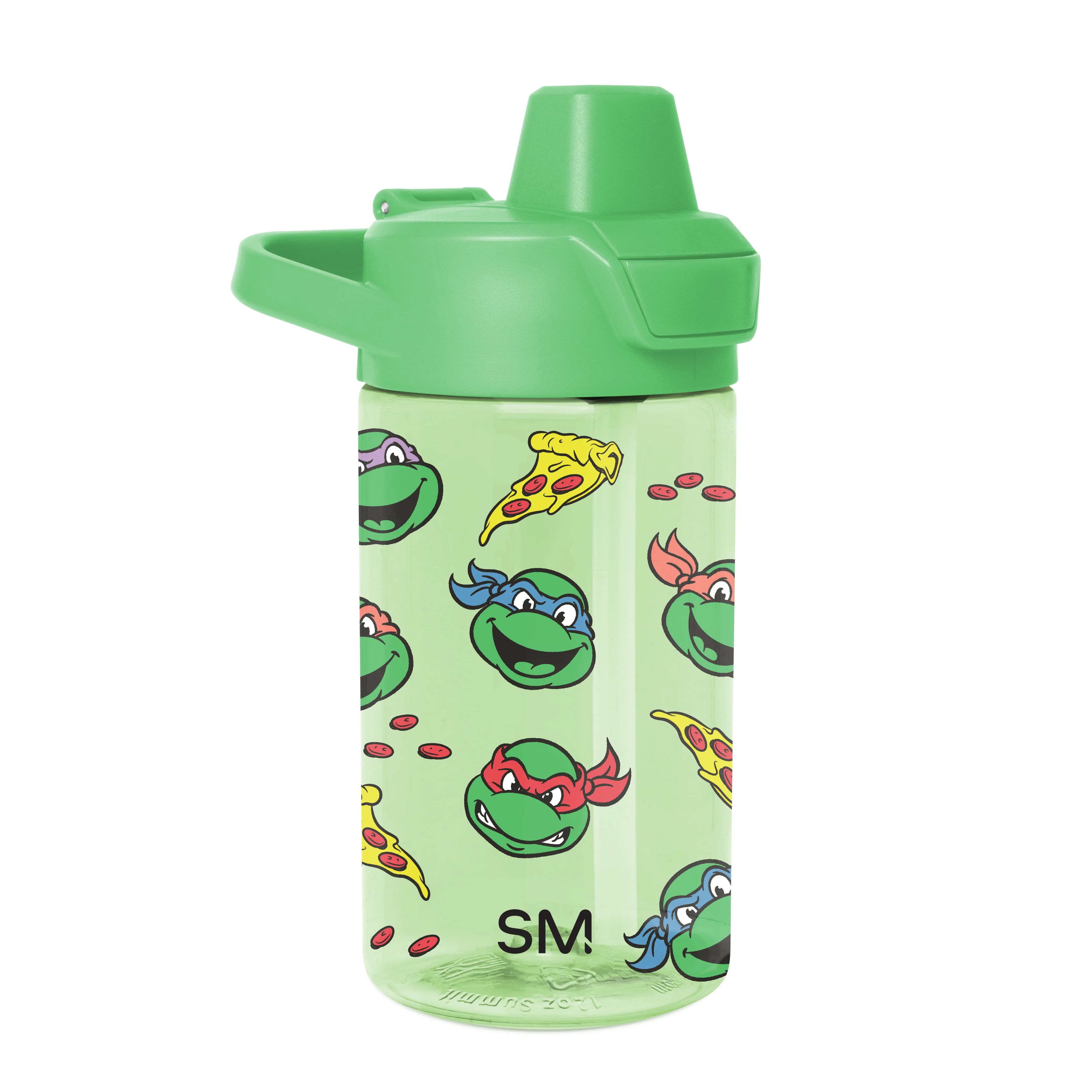 Simple Modern Summit Kids Plastic Water Bottle with Simple Flip Straw Lid - 12oz Teenage Mutant Ninja Turtles Pizza Time