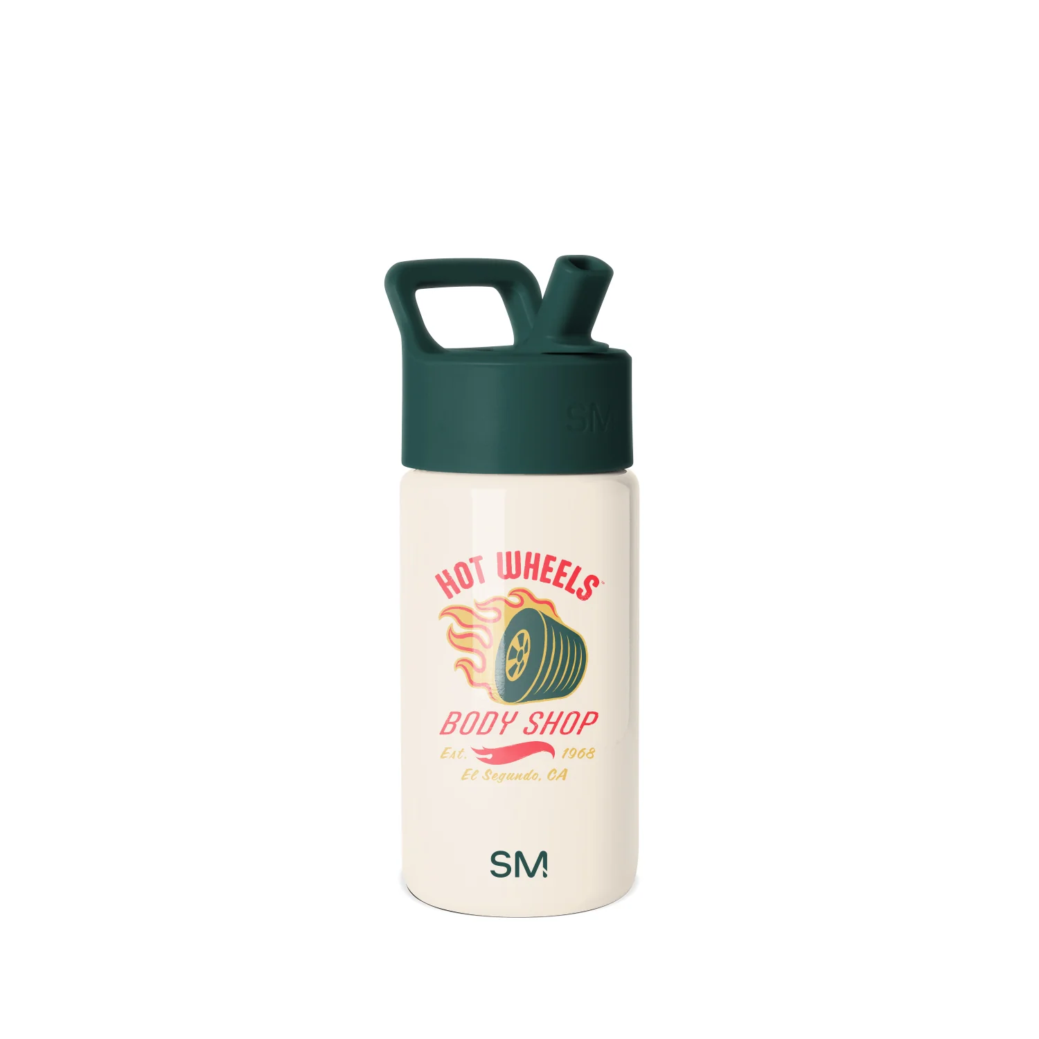 Simple Modern Summit Kids Water Bottle with Straw Lid - 14oz Hot Wheels Body Shop