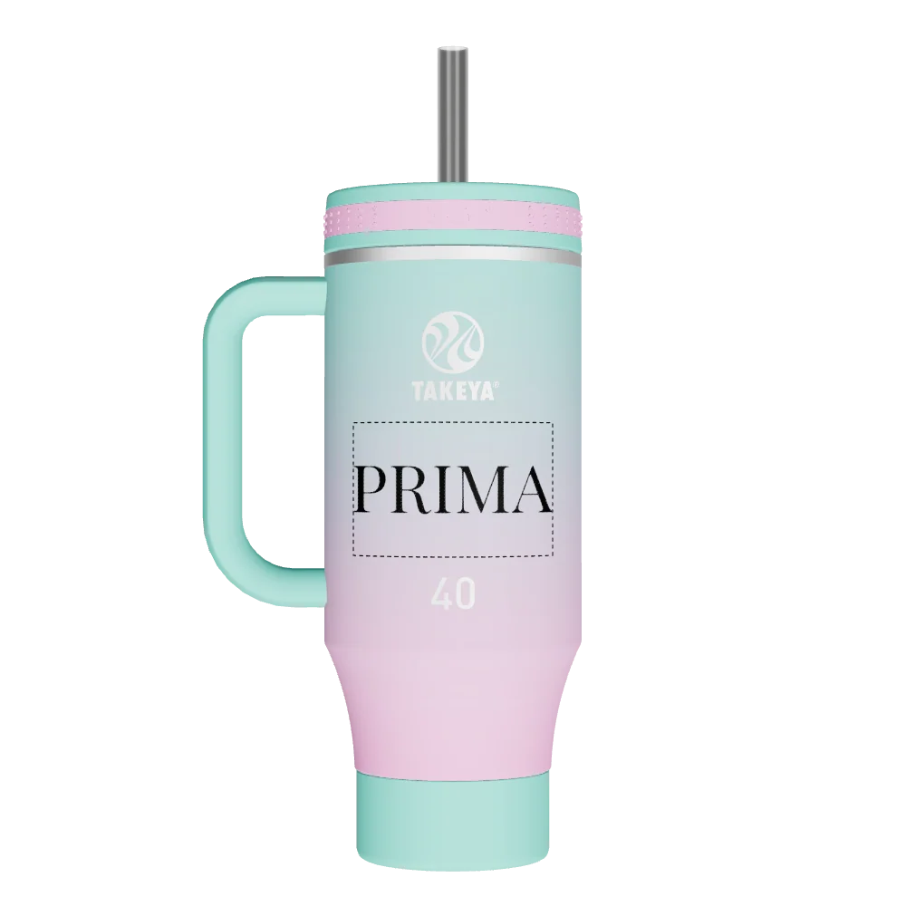 Takeya Straw Tumbler With Handle - 40oz Ombre Dream - Model 52478-TAKEYA-STRAW-TUMBLER-WITH-HANDLE-CUSTOMIZED-8-40OZ-OMBRE-DREAM