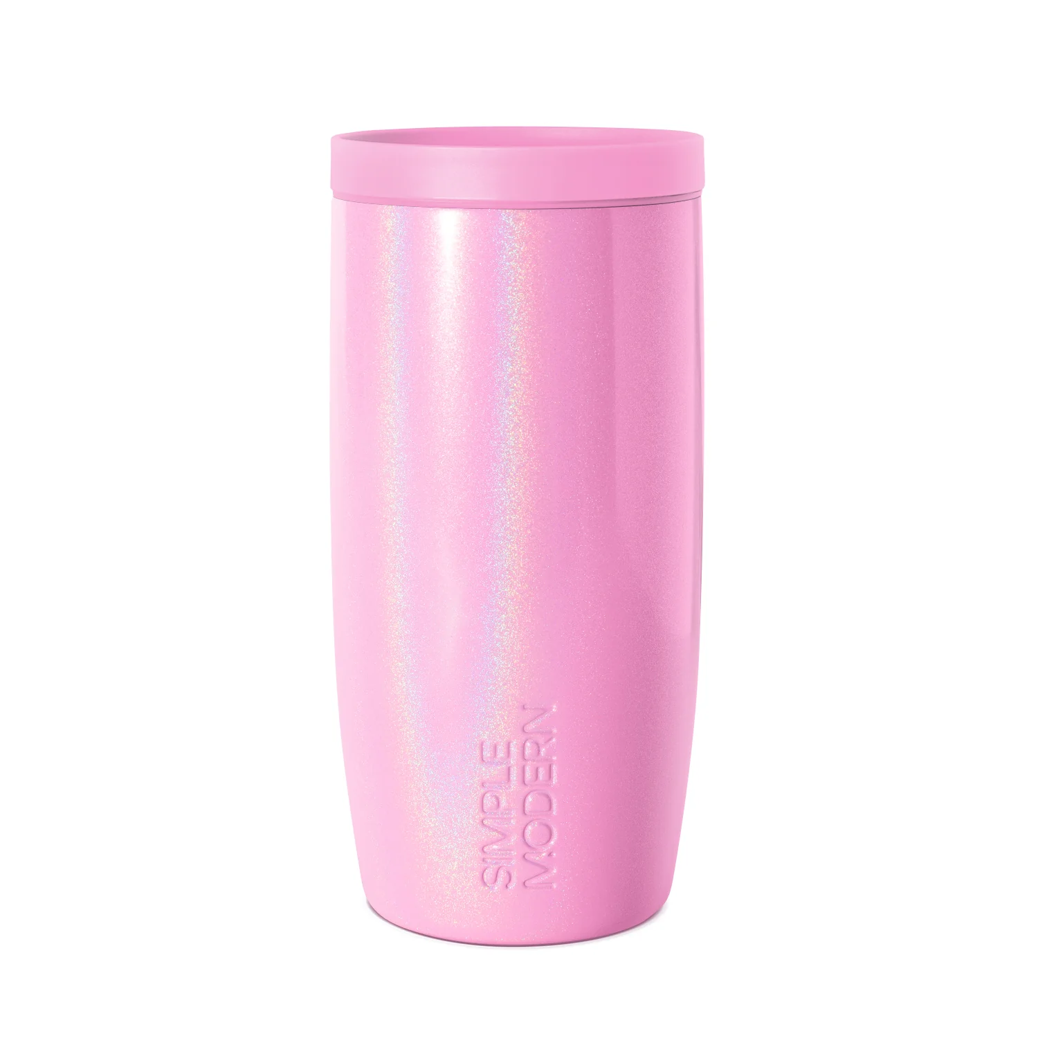Simple Modern Voyager Tumbler - Signature - 16oz Bubblegum Iridescent