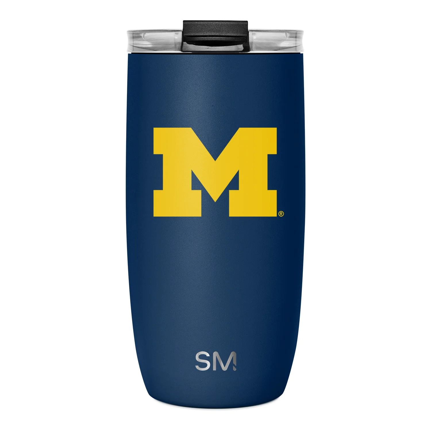Simple Modern Collegiate Voyager Tumbler with Clear Flip Lid & Straw - 16oz Michigan