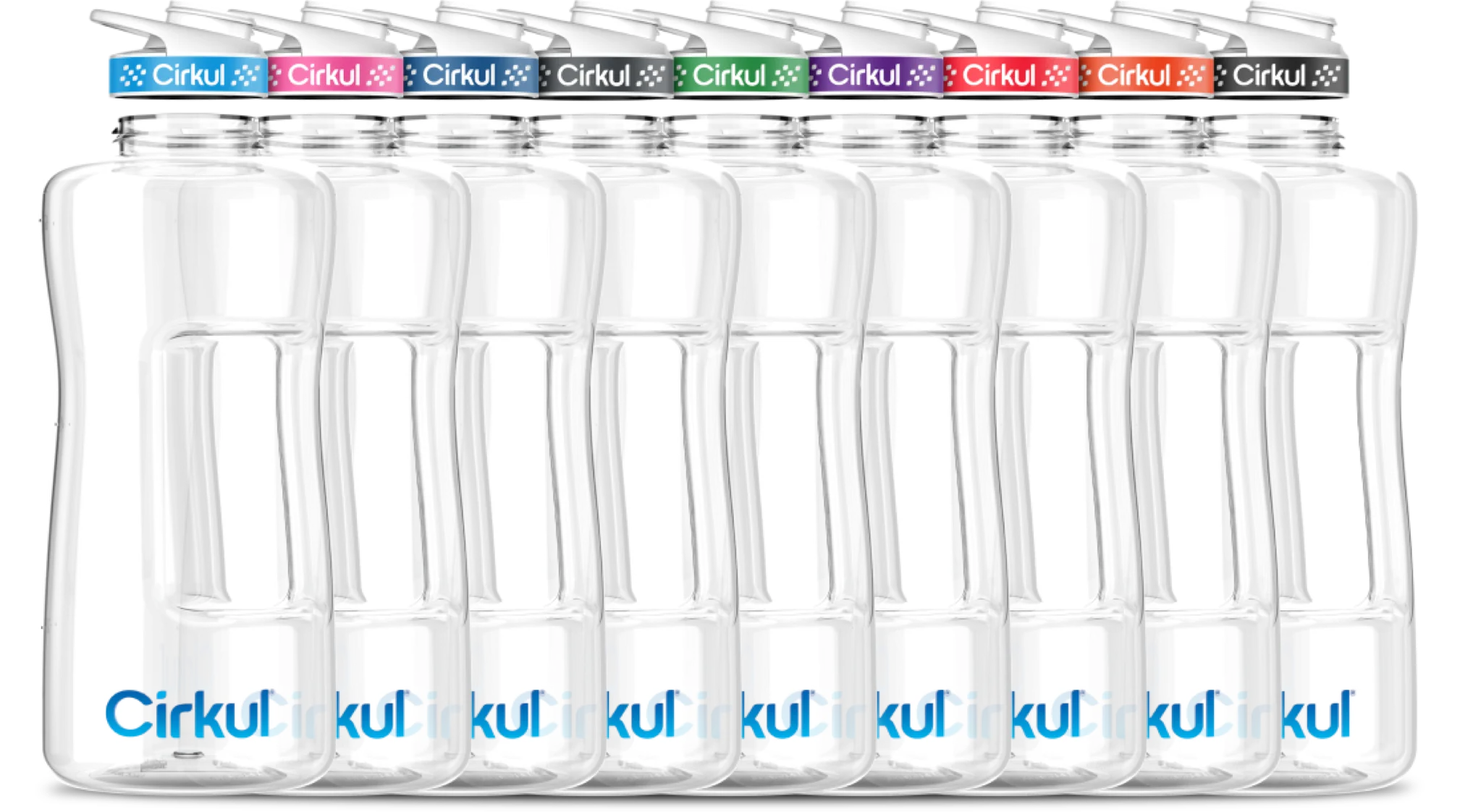 Cirkul Add-on: 62oz. Plastic Bottle & Comfort Grip Lid