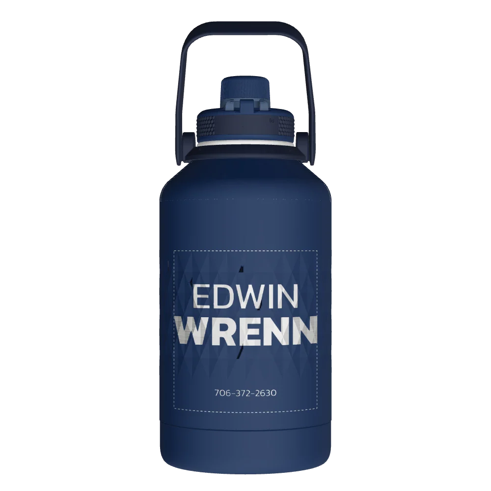 Takeya Sport Water Bottle - 64oz Indigo Spout - Model 51364-TAKEYA-SPORT-WATER-BOTTLE-CUSTOMIZED-122-64OZ-INDIGO-SPOUT