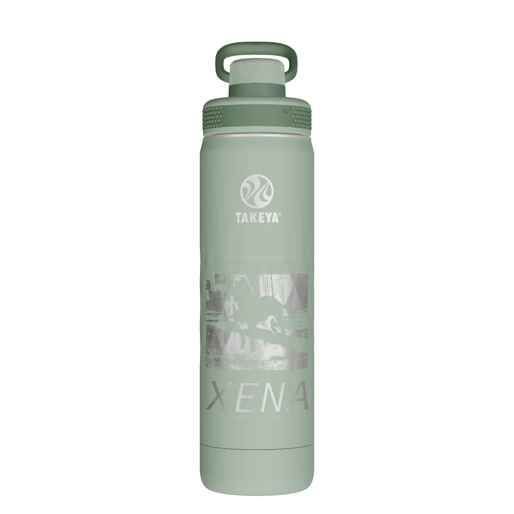 Takeya Sport Water Bottle - 22oz Eucalyptus Spout - Model 51318-TAKEYA-SPORT-WATER-BOTTLE-CUSTOMIZED-114-22OZ-EUCALYPTUS-SPOUT