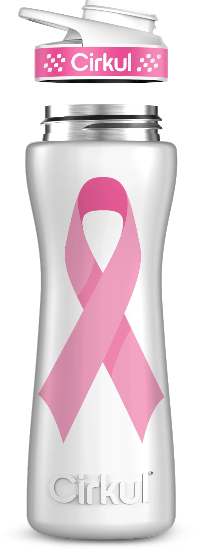 Cirkul Breast Cancer Awareness Ribbon Bottle