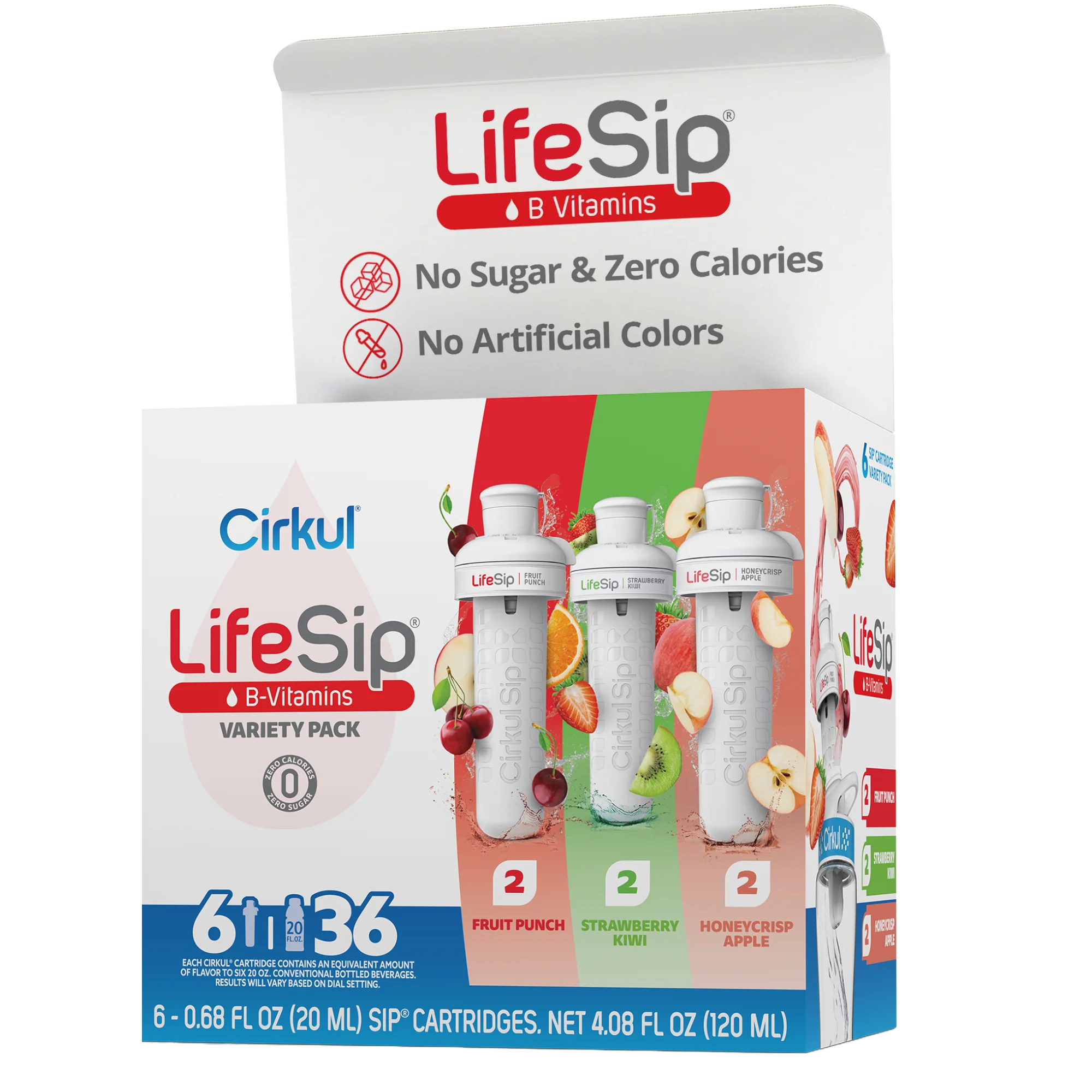 Cirkul LifeSip® 6-Pack Variety Pack - Model MP6PKLIFE01-US