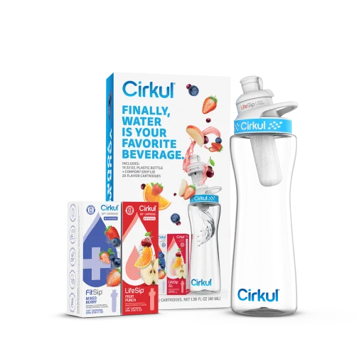 Cirkul 22oz. Plastic Bottle Starter Kit