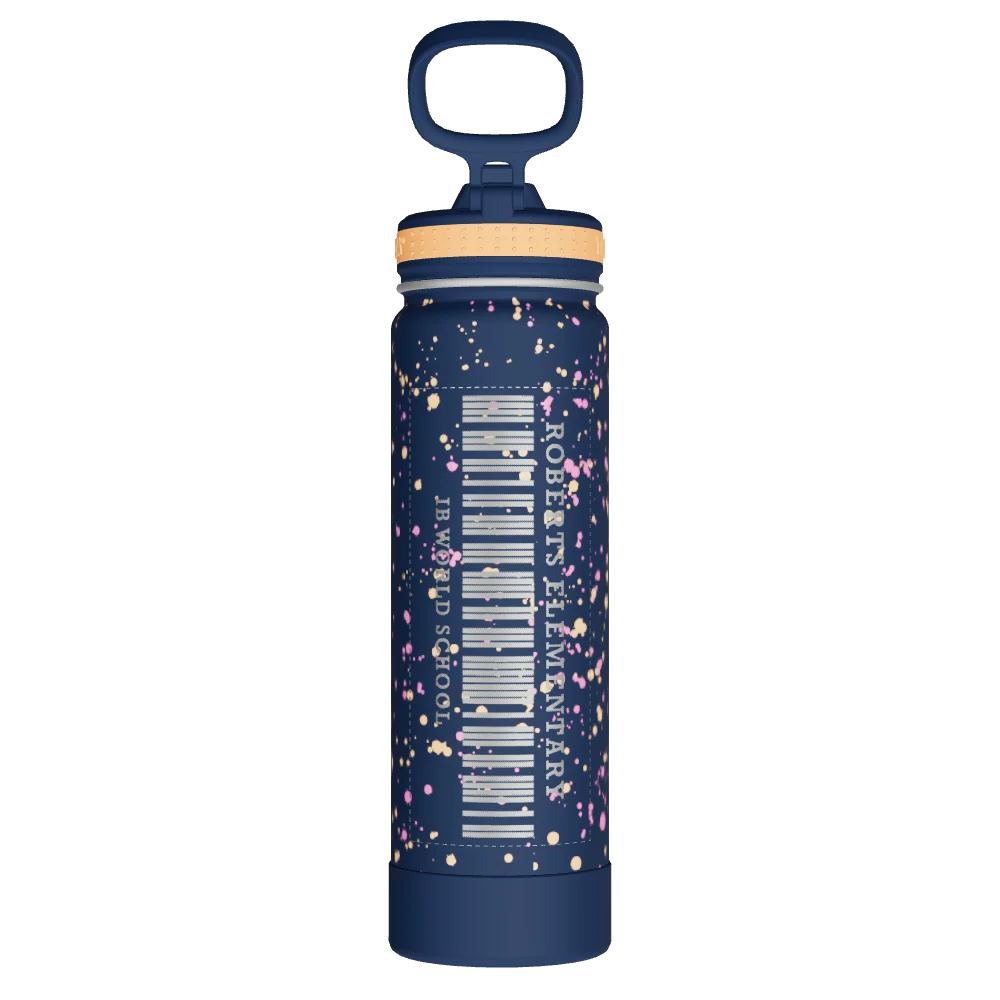 Takeya Actives Water Bottle With Straw Lid - 22oz Confetti Cool Rays - Model 50433-TAKEYA-ACTIVES-WATER-BOTTLE-WITH-STRAW-LID-CUSTOMIZED-76-22OZ-CONFETTI-COOL-RAYS