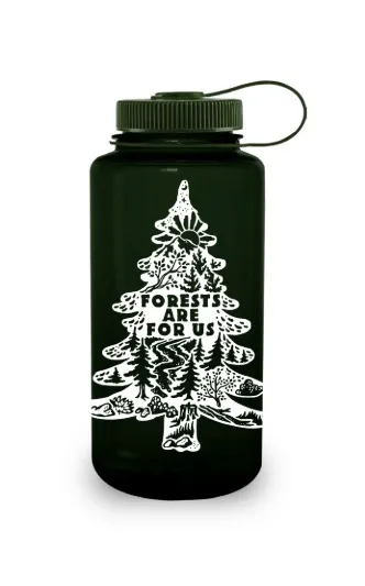 Nalgene 32oz Wide Mouth “Public Lands: Forests Are for Us” Bottle