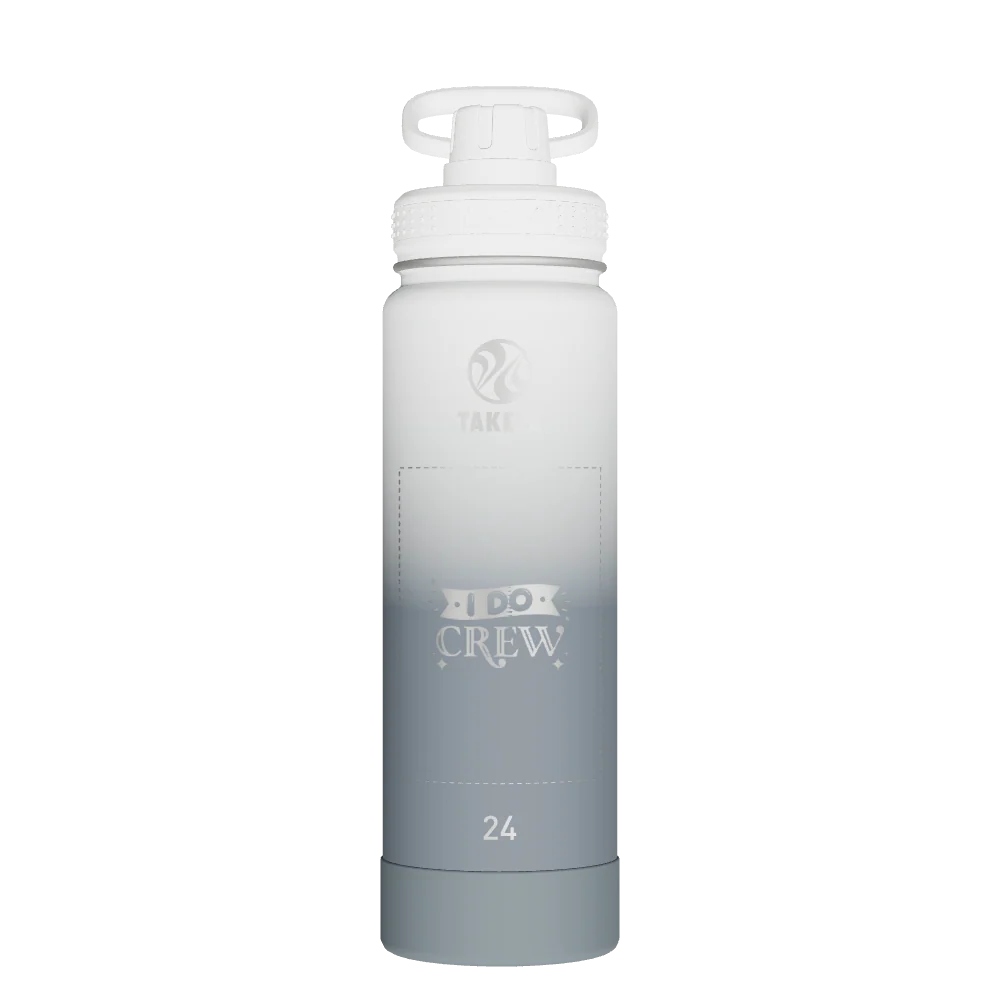 Takeya Actives Water Bottle With Spout Lid - 24oz Morning Mist - Model 51397-TAKEYA-ACTIVES-WATER-BOTTLE-WITH-SPOUT-LID-CUSTOMIZED-449-24OZ-MORNING-MIST