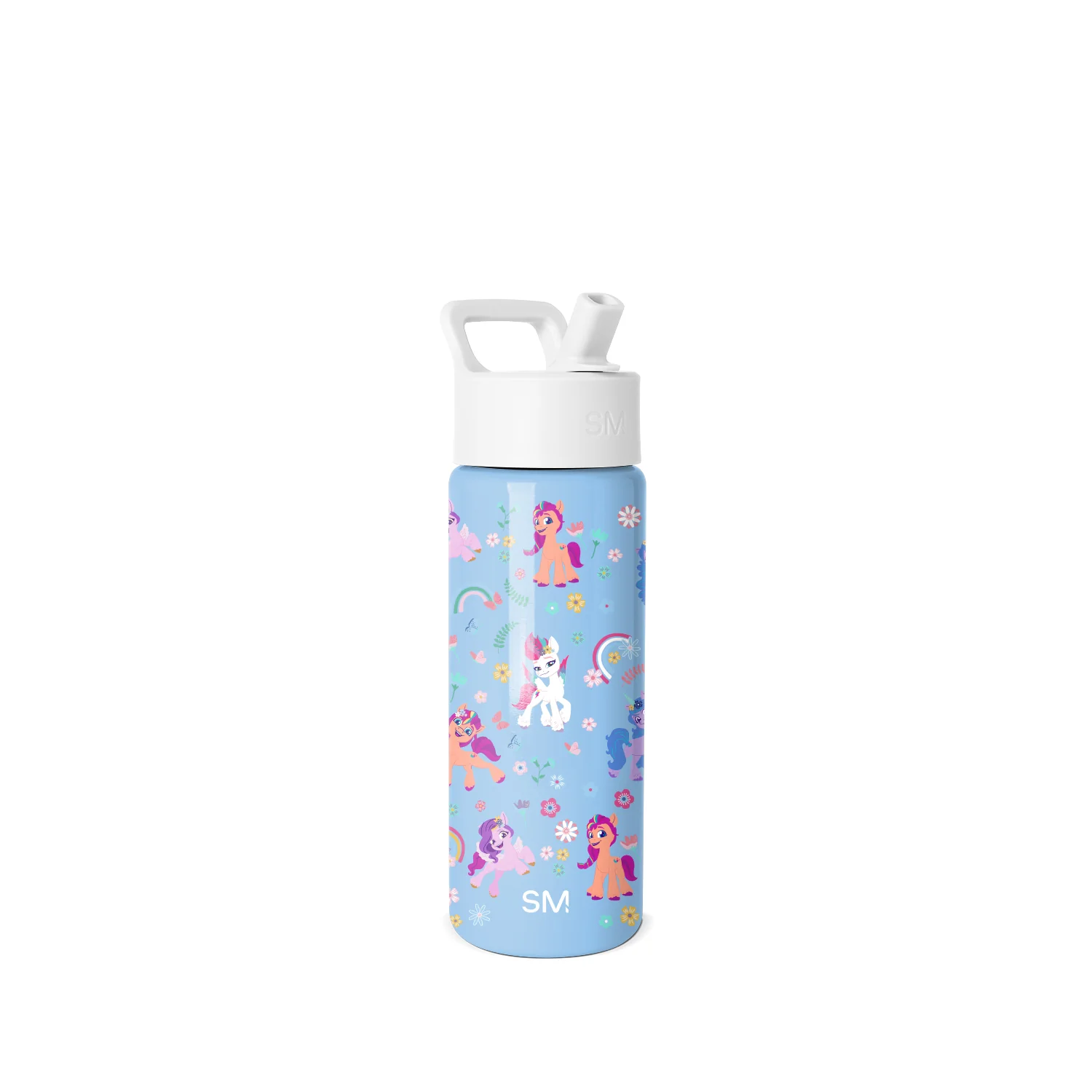 Simple Modern Summit Kids Water Bottle with Straw Lid - 18oz My Little Pony Garden of Rainbows