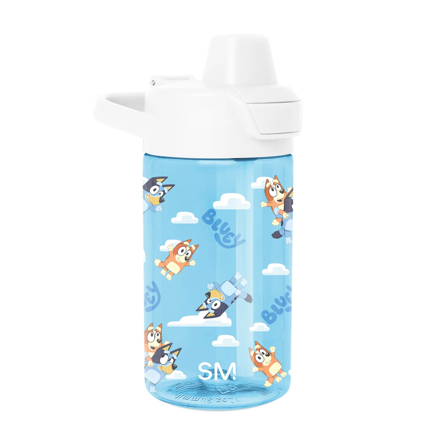 Simple Modern Summit Kids Plastic Water Bottle with Simple Flip Straw Lid - 12oz Bluey Sky