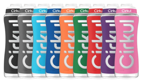 Cirkul 32oz. Grip Squeeze Plastic Bottle & Sport Lid