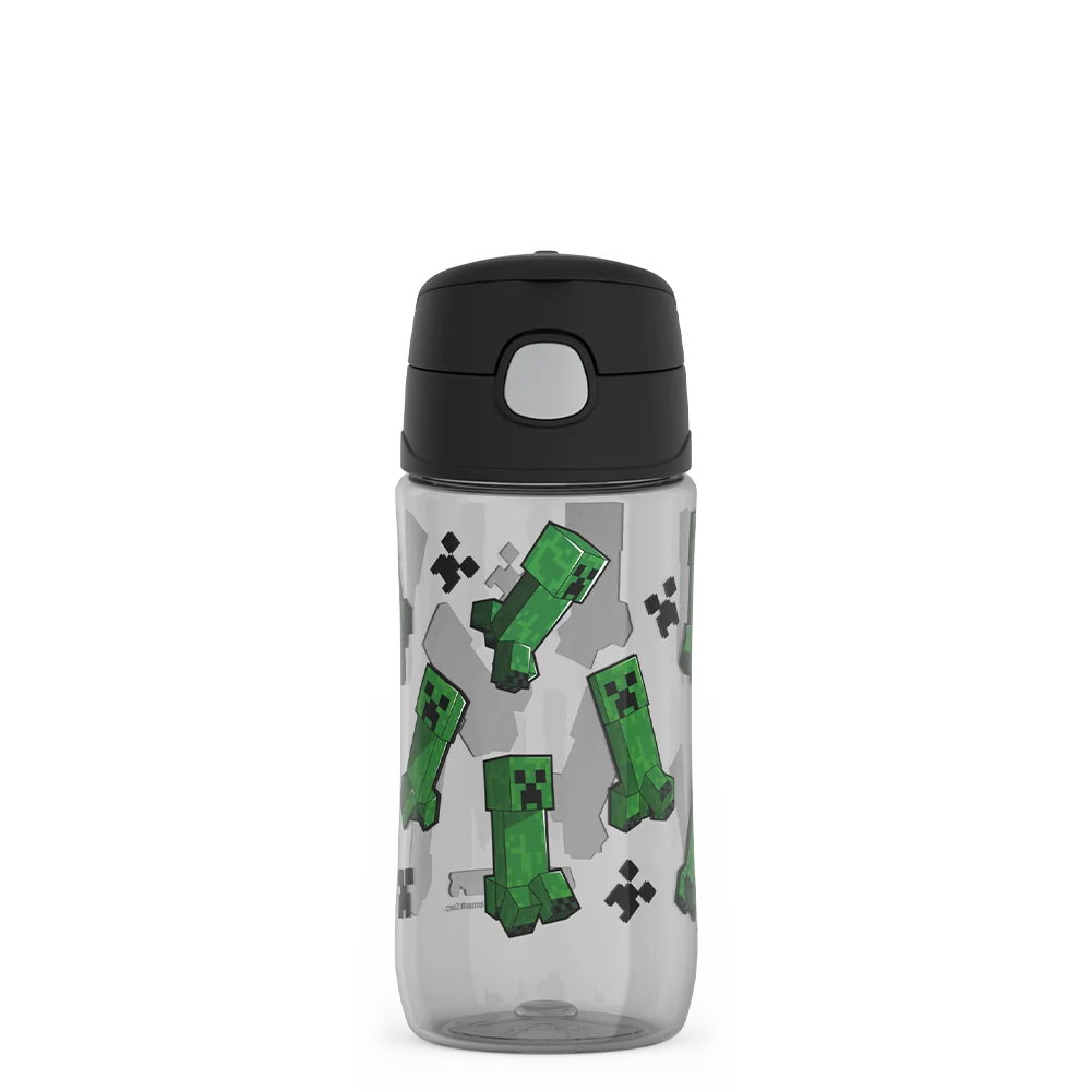 THERMOS 16oz Thermos® Kids Water Bottle With Spout Lid Minecraft