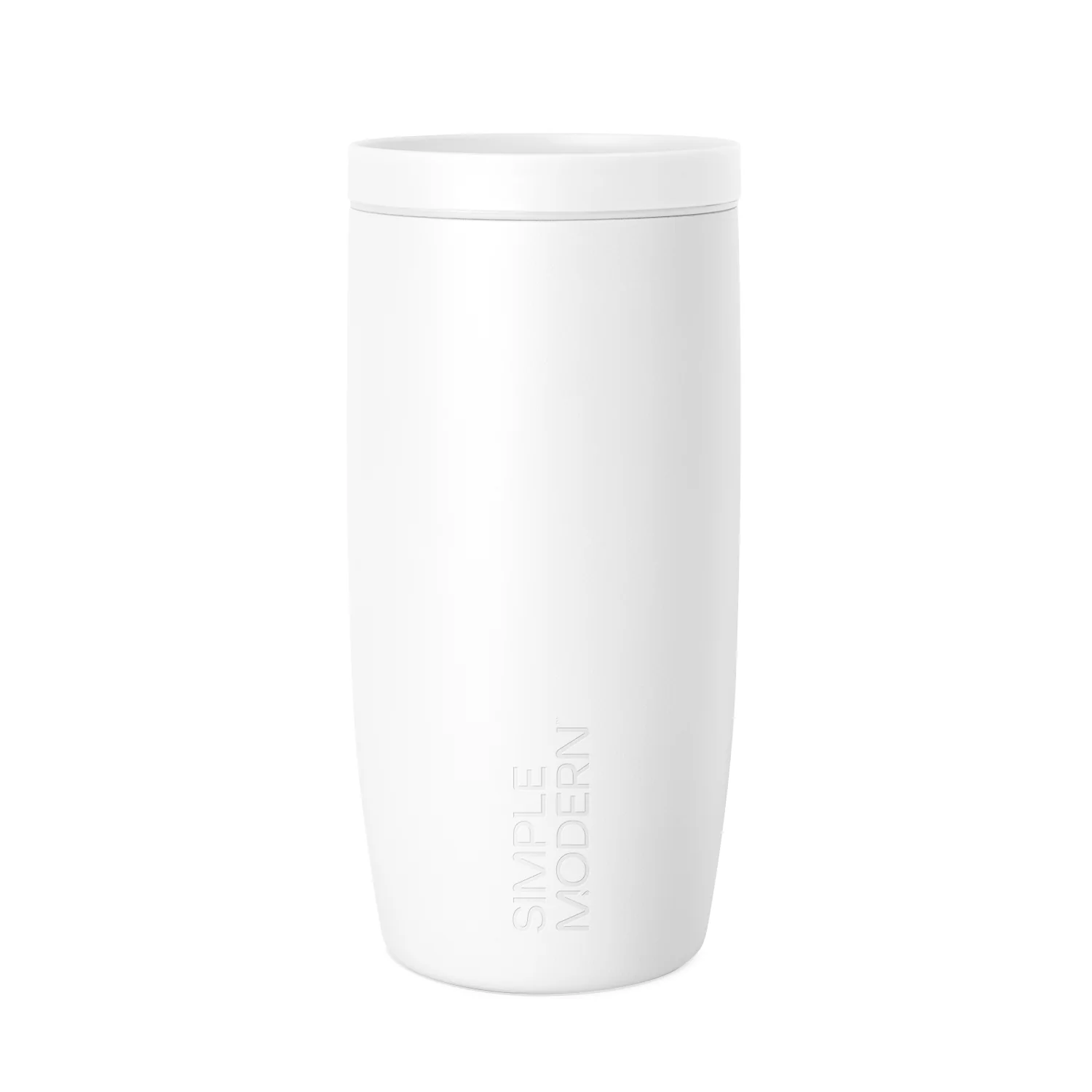 Simple Modern Voyager Tumbler - Signature - 16oz Winter White