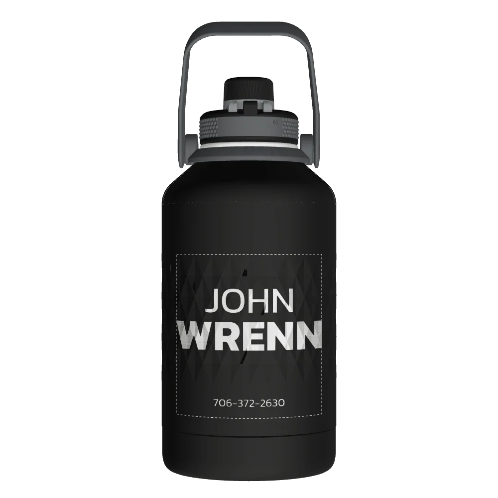 Takeya Sport Water Bottle - 64oz Obsidian Spout - Model 51363-TAKEYA-SPORT-WATER-BOTTLE-CUSTOMIZED-123-64OZ-OBSIDIAN-SPOUT