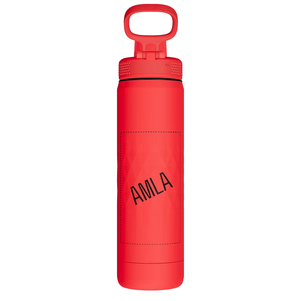 Takeya Sport Water Bottle - 22oz Crimson Spout - Model 51317-TAKEYA-SPORT-WATER-BOTTLE-CUSTOMIZED-233-22OZ-CRIMSON-SPOUT