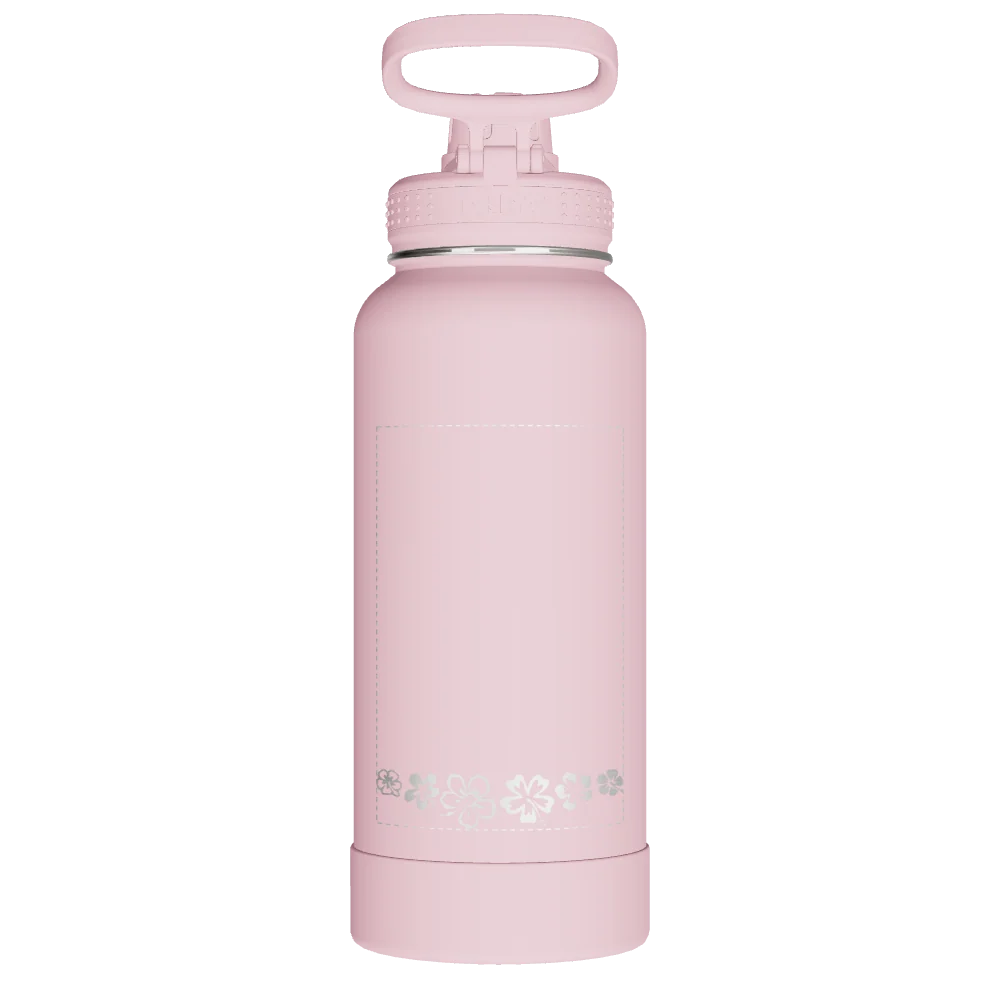 Takeya Actives Water Bottle With Spout Lid - 32oz Blush - Model 51035-TAKEYA-ACTIVES-WATER-BOTTLE-WITH-SPOUT-LID-CUSTOMIZED-258-32OZ-BLUSH