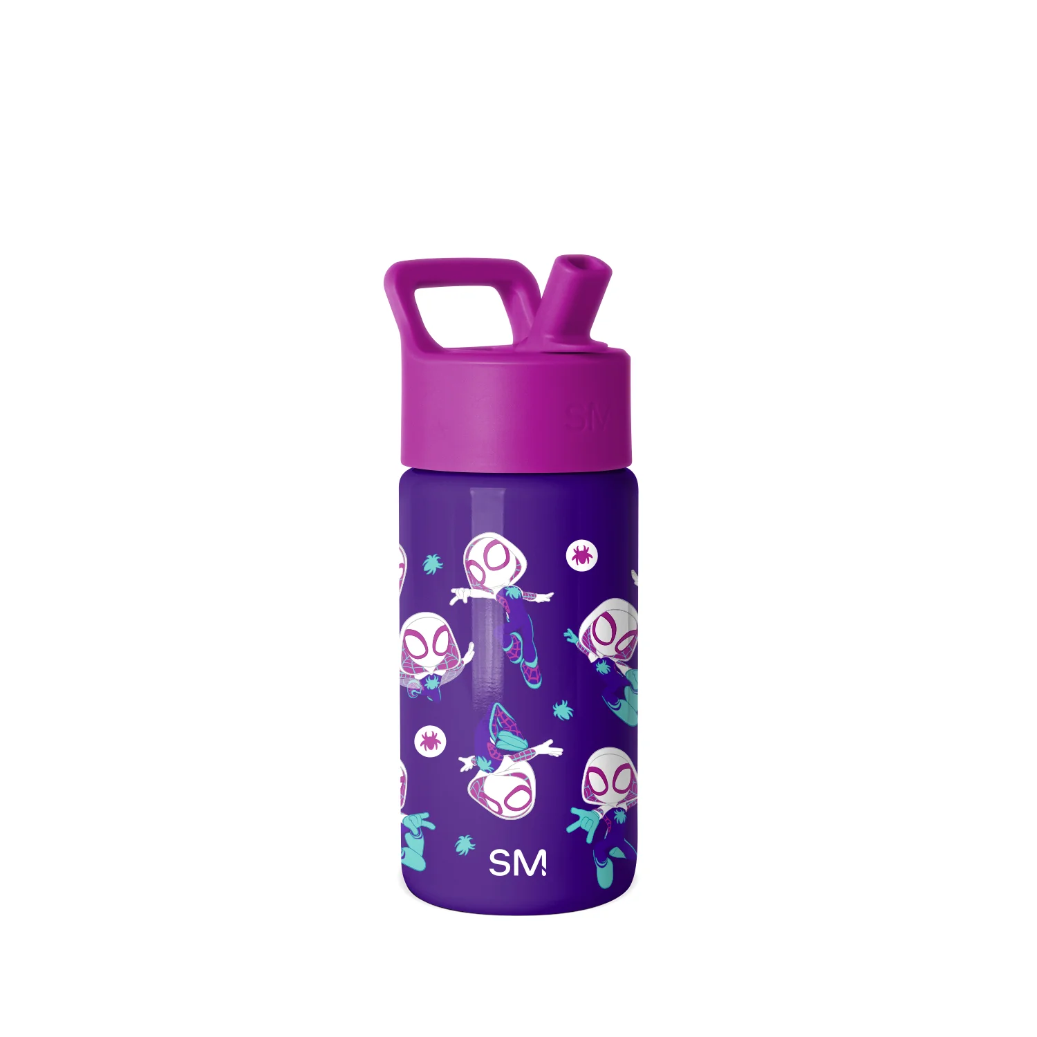 Simple Modern Summit Kids Water Bottle with Straw Lid - 14oz Spider Gwen