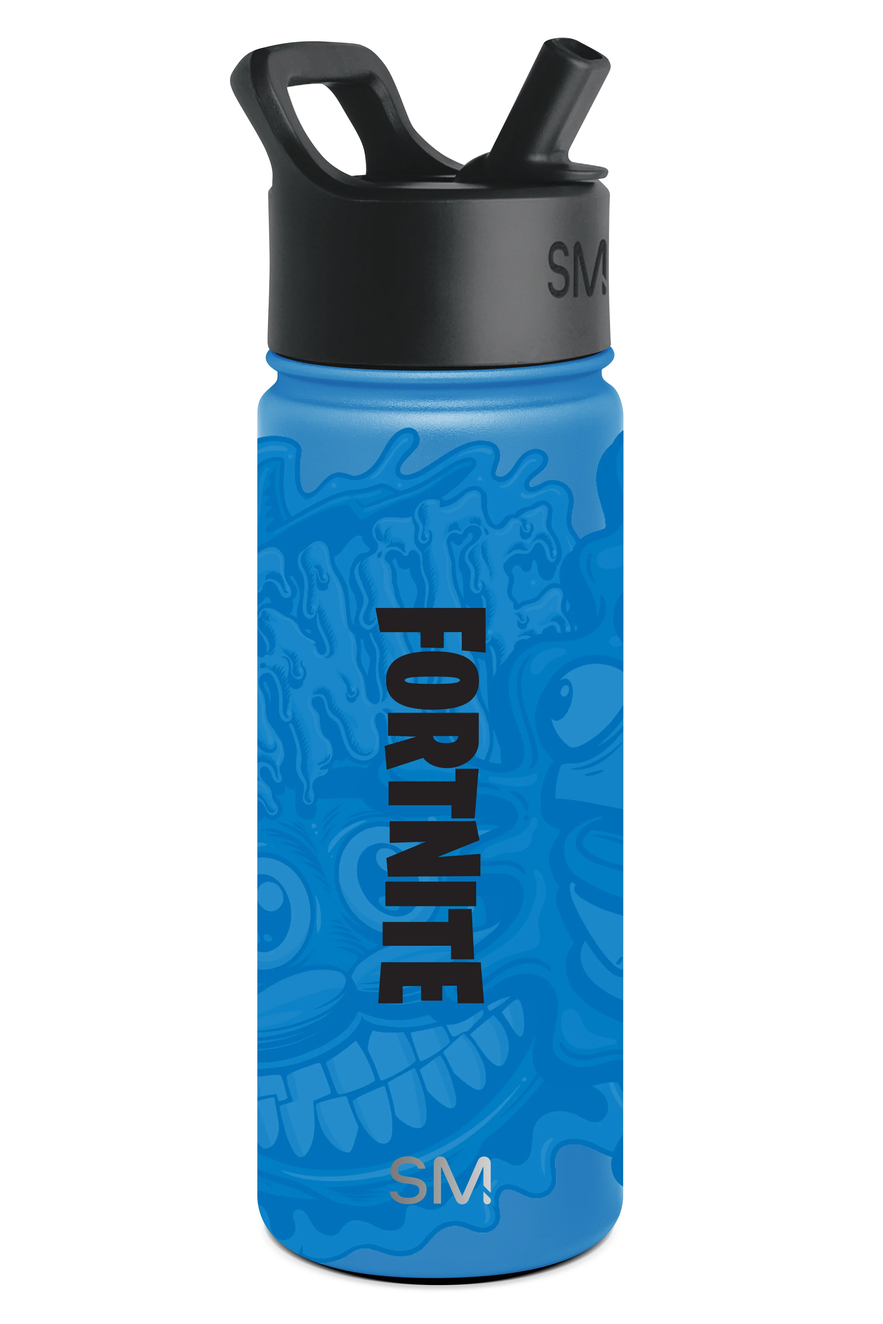 Simple Modern Summit Water Bottle with Straw Lid - 18oz Fortnite Blues