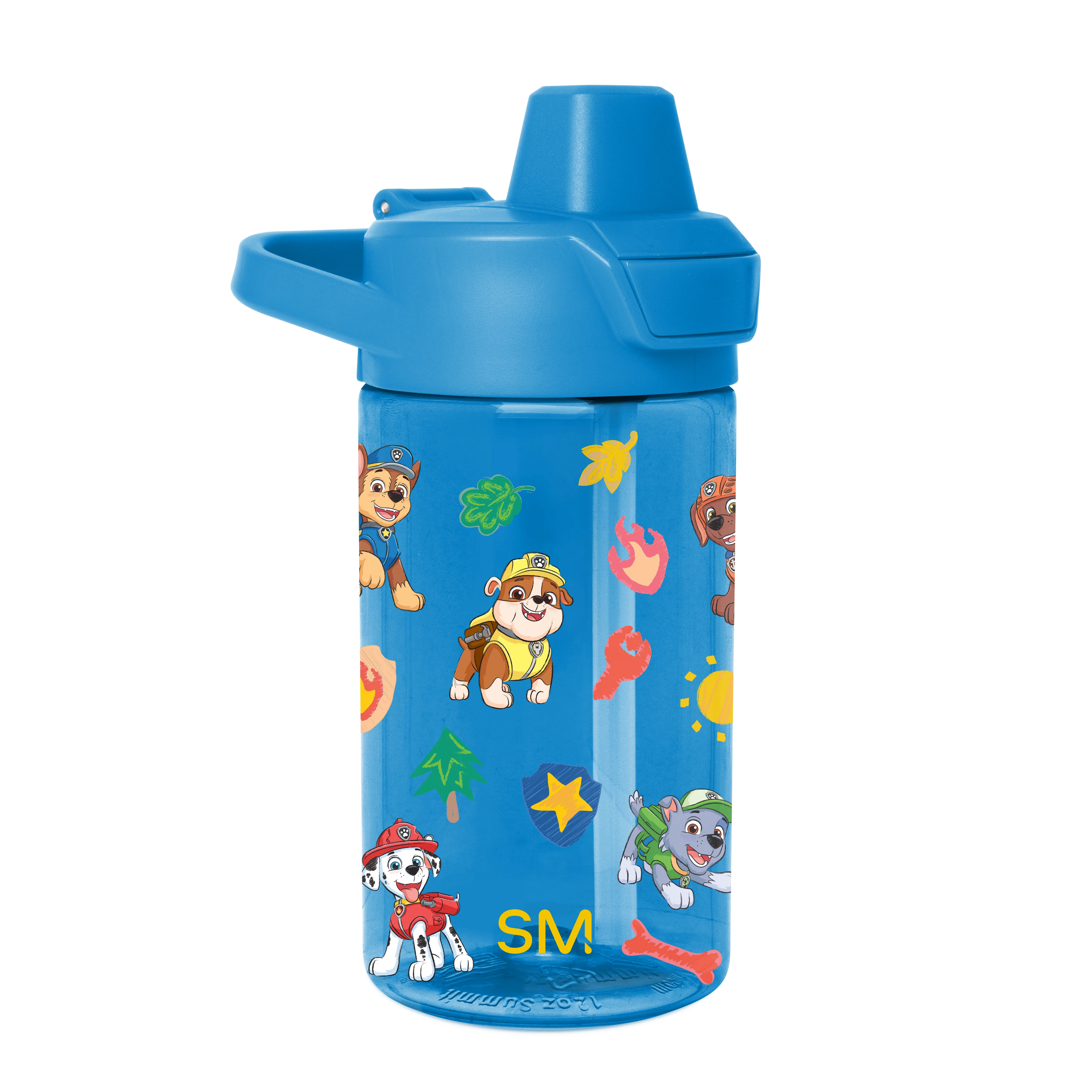 Simple Modern Summit Kids Plastic Water Bottle with Simple Flip Straw Lid - 12oz Paw Patrol Outdoor Adventures