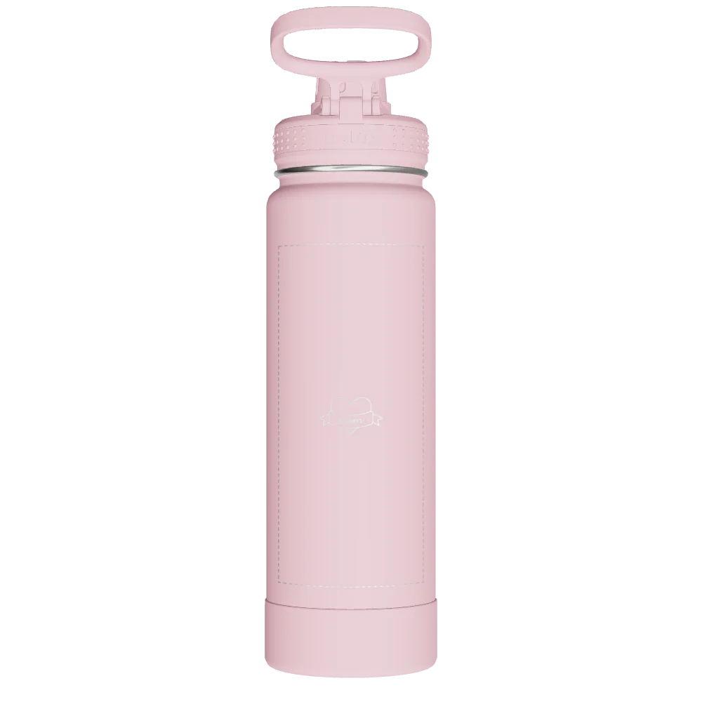 Takeya Actives Water Bottle With Spout Lid - 24oz Blush - Model 51054-TAKEYA-ACTIVES-WATER-BOTTLE-WITH-SPOUT-LID-CUSTOMIZED-225-24OZ-BLUSH