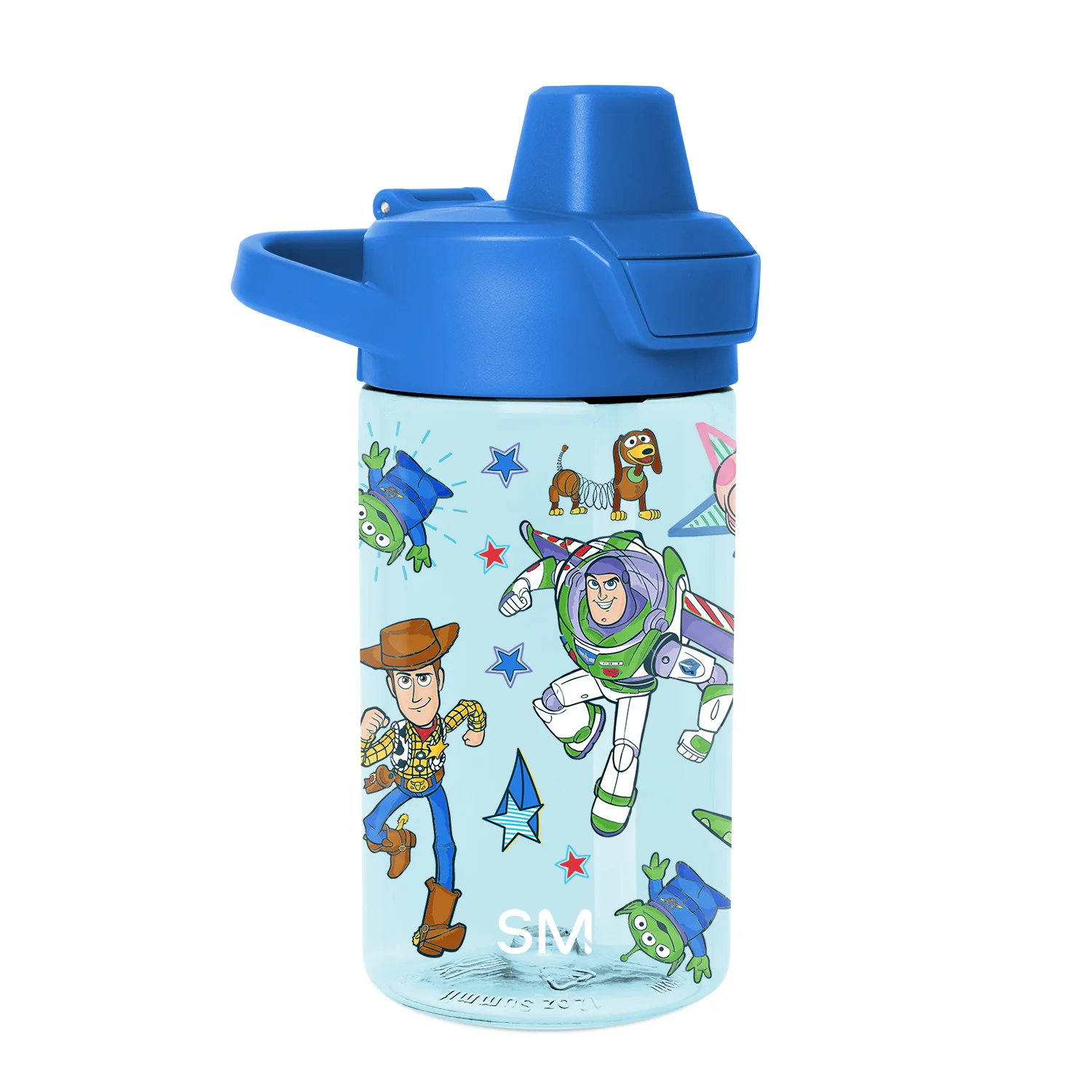 Simple Modern Summit Kids Plastic Water Bottle with Simple Flip Straw Lid - 12oz Buzz and Woody Adventures