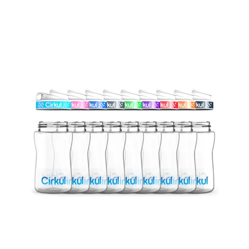Cirkul 12oz. Plastic Bottle & Comfort Grip Lid