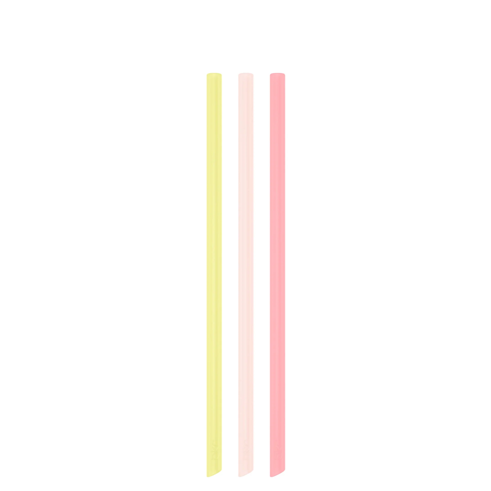 bkr LEMONADE STAND DEMI STRAIGHT STRAWS SET OF THREE