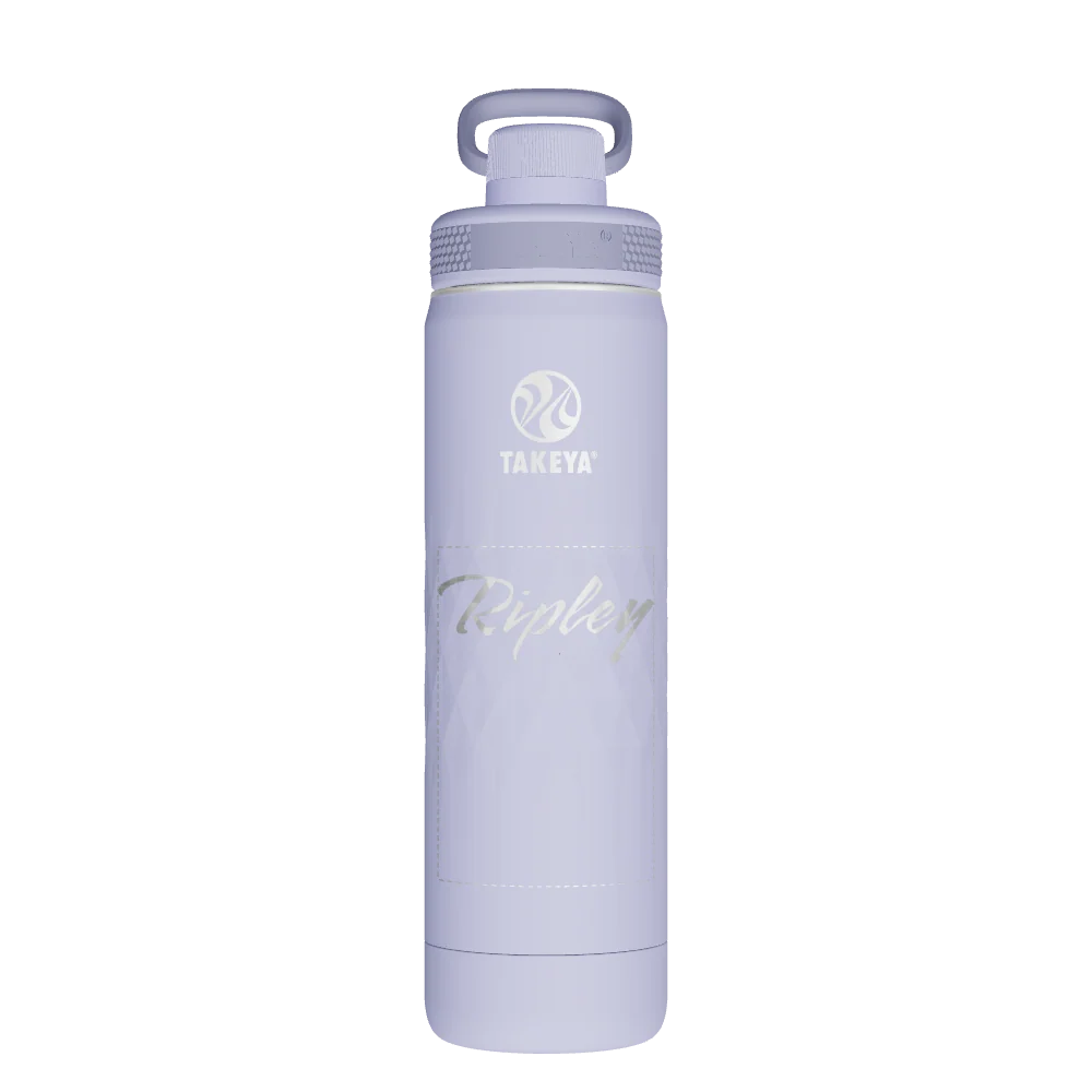 Takeya Sport Water Bottle - 22oz Moonlight Spout - Model 51319-TAKEYA-SPORT-WATER-BOTTLE-CUSTOMIZED-254-22OZ-MOONLIGHT-SPOUT
