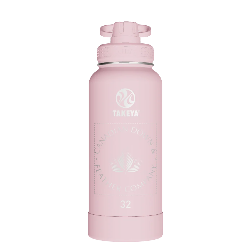 Takeya Actives Water Bottle With Spout Lid - 32oz Blush