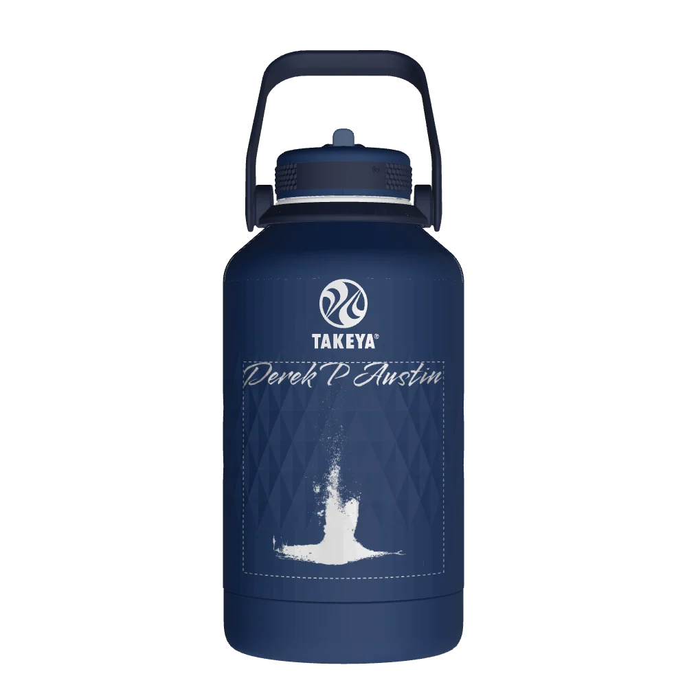 Takeya Sport Water Bottle - 64oz Indigo Straw - Model 51366-TAKEYA-SPORT-WATER-BOTTLE-CUSTOMIZED-136-64OZ-INDIGO-STRAW