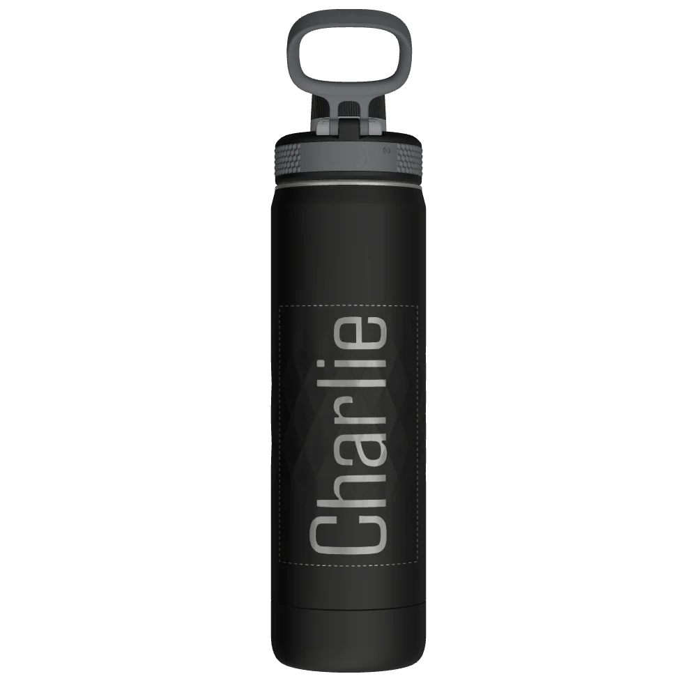 Takeya Sport Water Bottle - 22oz Obsidian Spout - Model 51315-TAKEYA-SPORT-WATER-BOTTLE-CUSTOMIZED-279-22OZ-OBSIDIAN-SPOUT