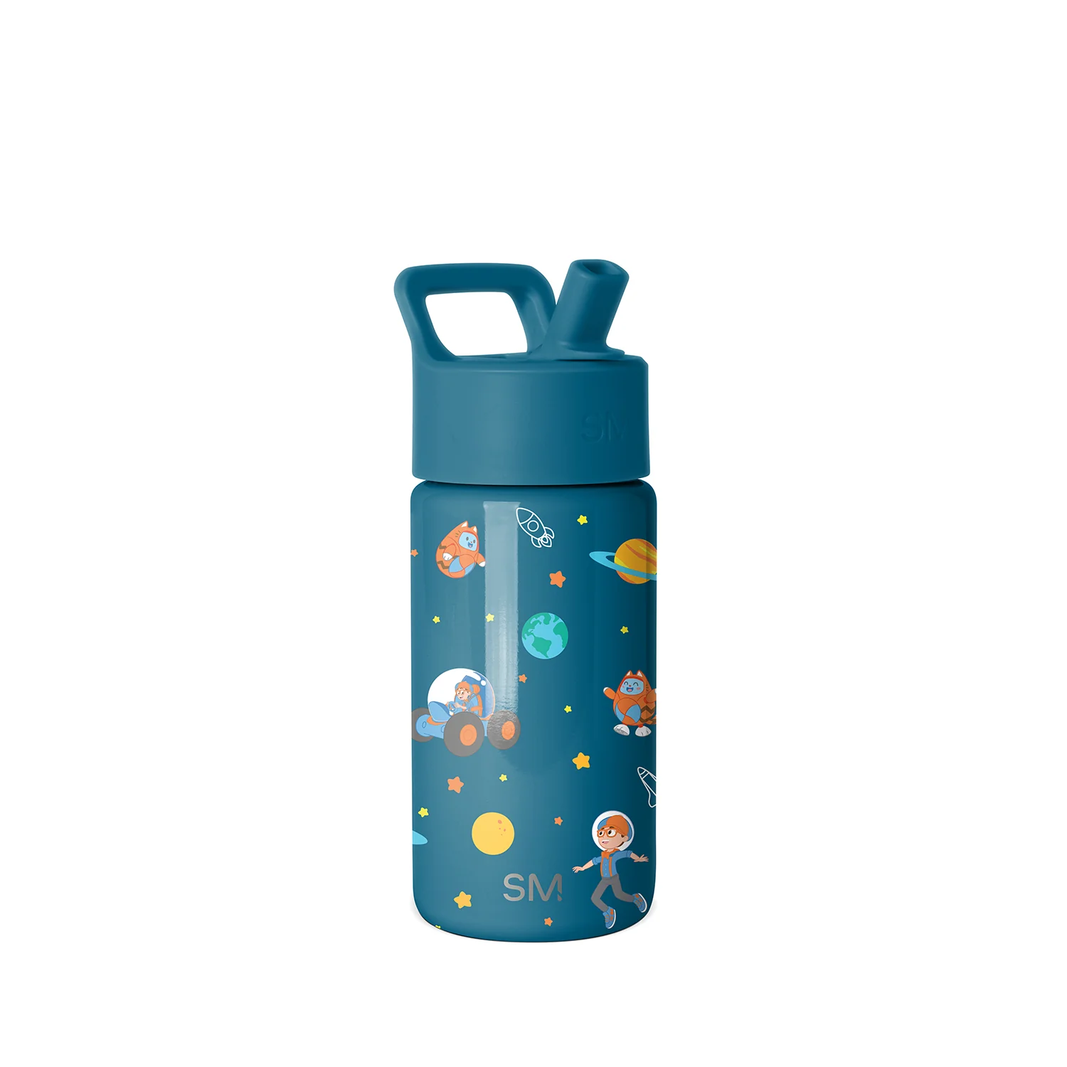 Simple Modern Summit Kids Water Bottle with Straw Lid - 14oz Blippi Space