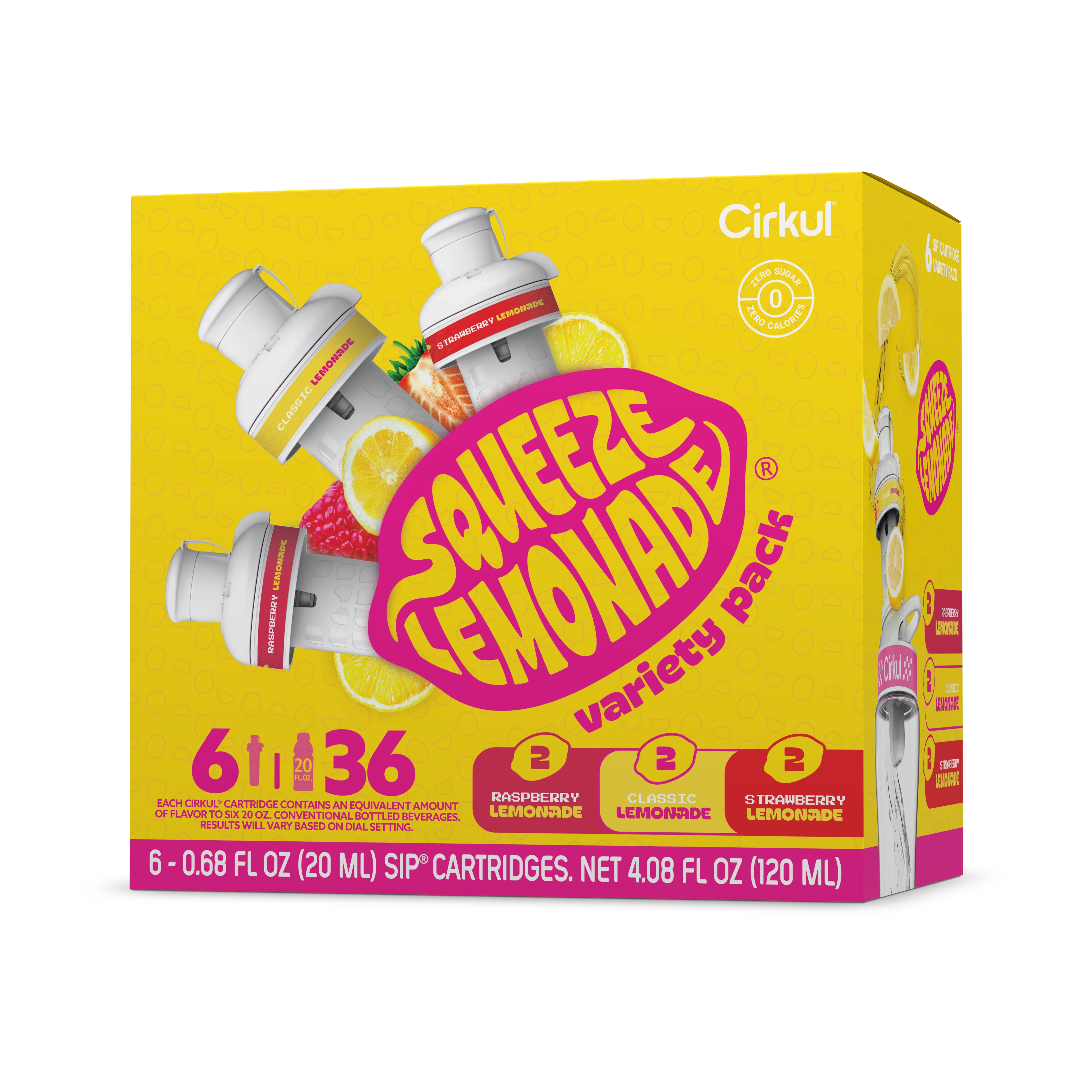 Cirkul Squeeze Lemonade® 6-Pack Variety Pack
